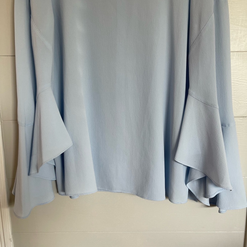 Vince Camuto | Semi Sheer Long Sleeve Blouse Size Small - Picture 3 of 12